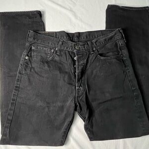 Levi's Men's Charcoal Straight Jeans